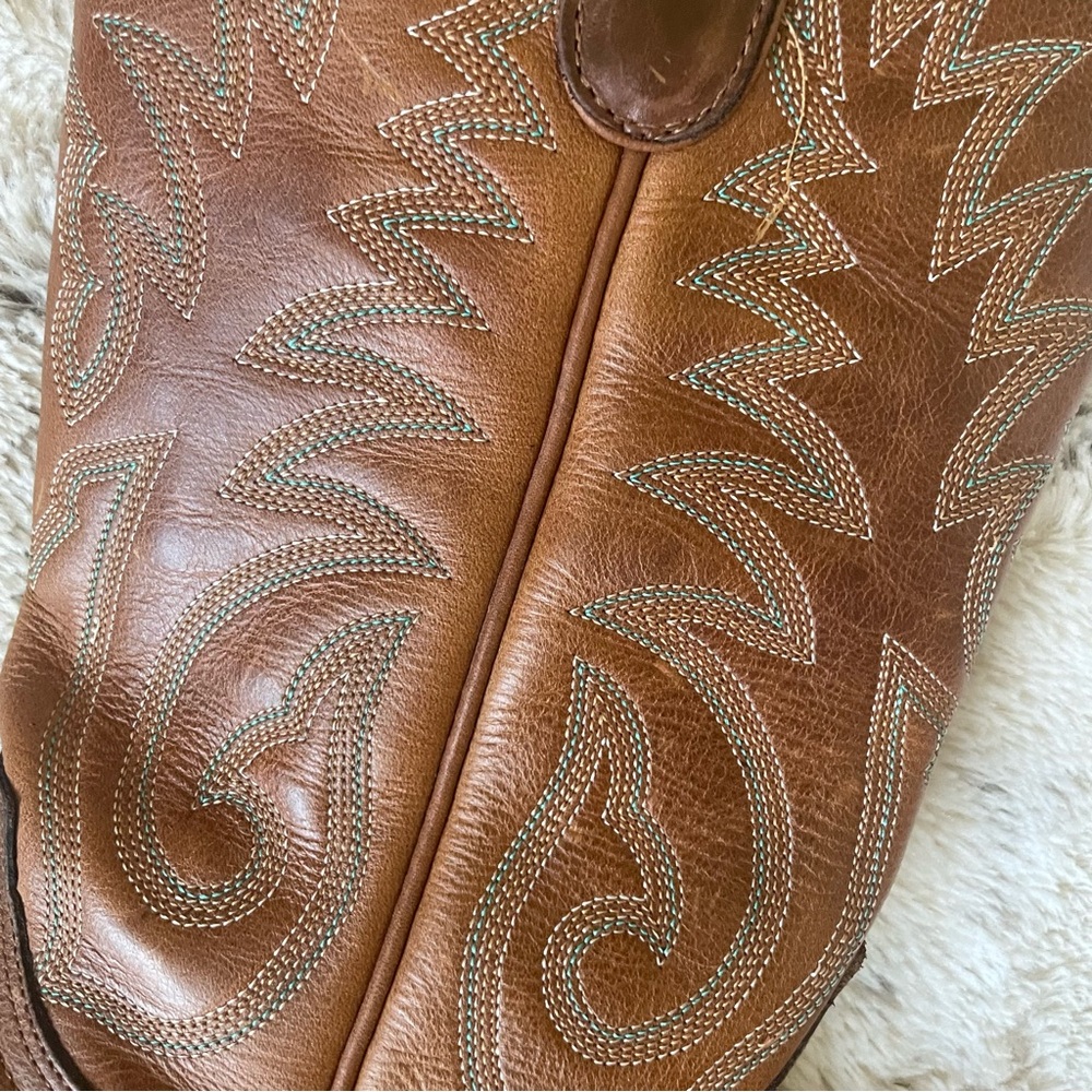 Free to Roam brown leather cowgirl boots 6.5 - Picture 6 of 8